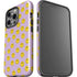Purple Happy Face Pattern iPhone 15 Pro Impact Case